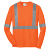 CornerStone Safety Orange ANSI 107 Class 2 Long Sleeve Safety T-Shirt