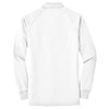 CornerStone Men's White Select Long Sleeve Snag-Proof Tactical Polo