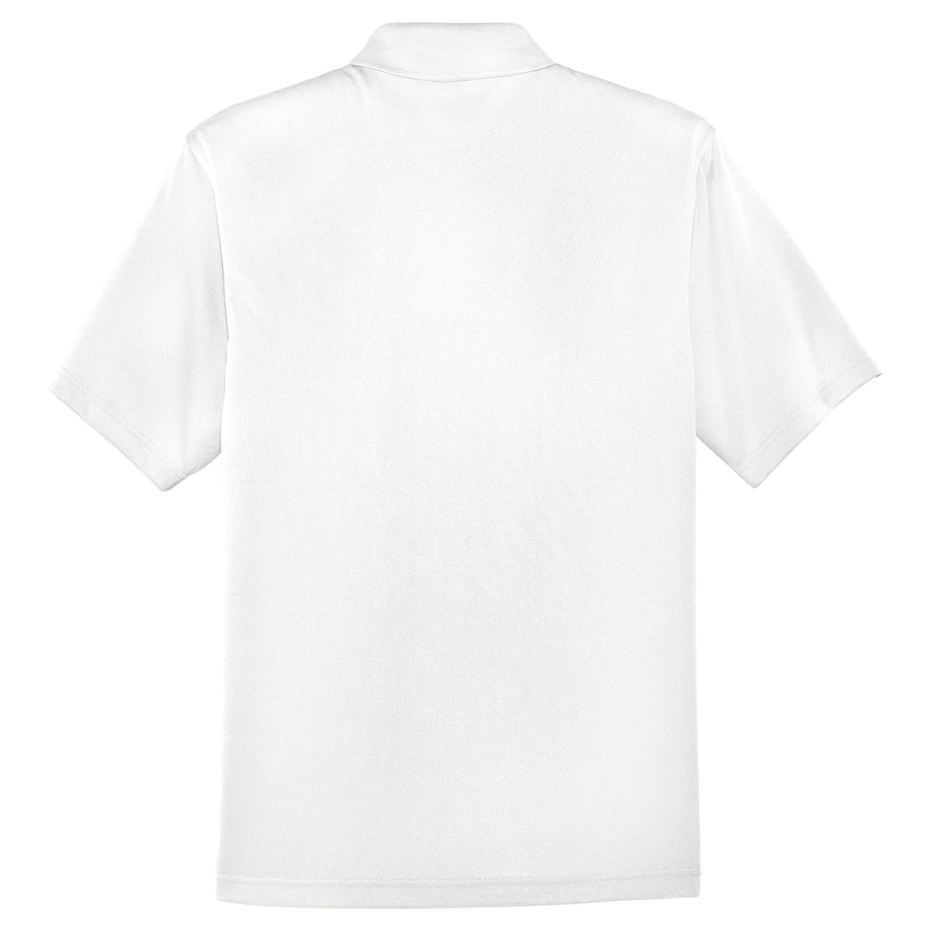 CornerStone Men's White Select Snag-Proof Pocket Polo