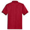 CornerStone Men's Red/Black Select Snag-Proof Tipped Pocket Polo