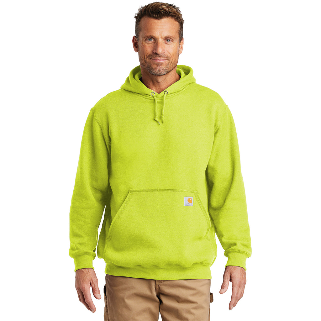 Carhartt Men's Bright Lime Midweight Hooded Sweatshirt