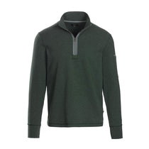 Landway Men's Loden Green Mason Vintage Quarter-Zip Pullover