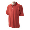 Devon & Jones Men's Rust Pima Pique Short-Sleeve Polo