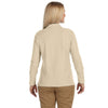 Devon & Jones Women's Stone Pima Pique Long-Sleeve Polo