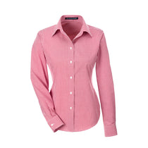 Devon & Jones Women's Red Crown Collection Gingham Check