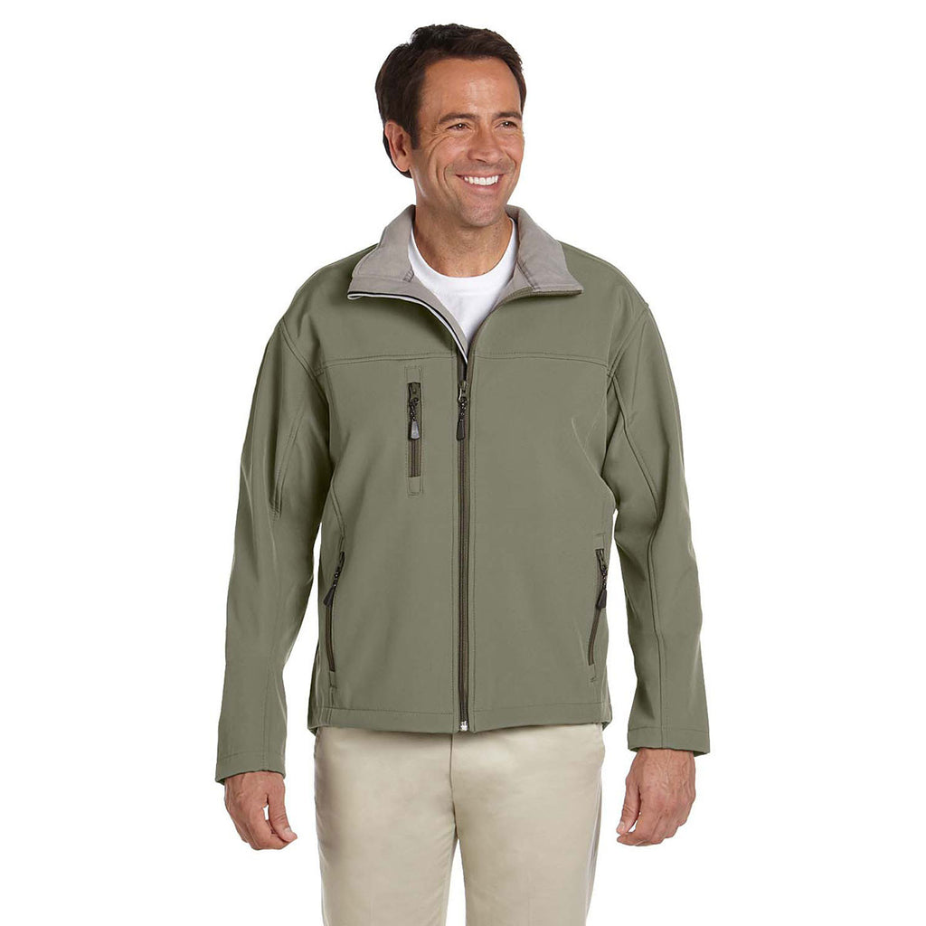 Devon & Jones Men's Olive Soft Shell Jacket