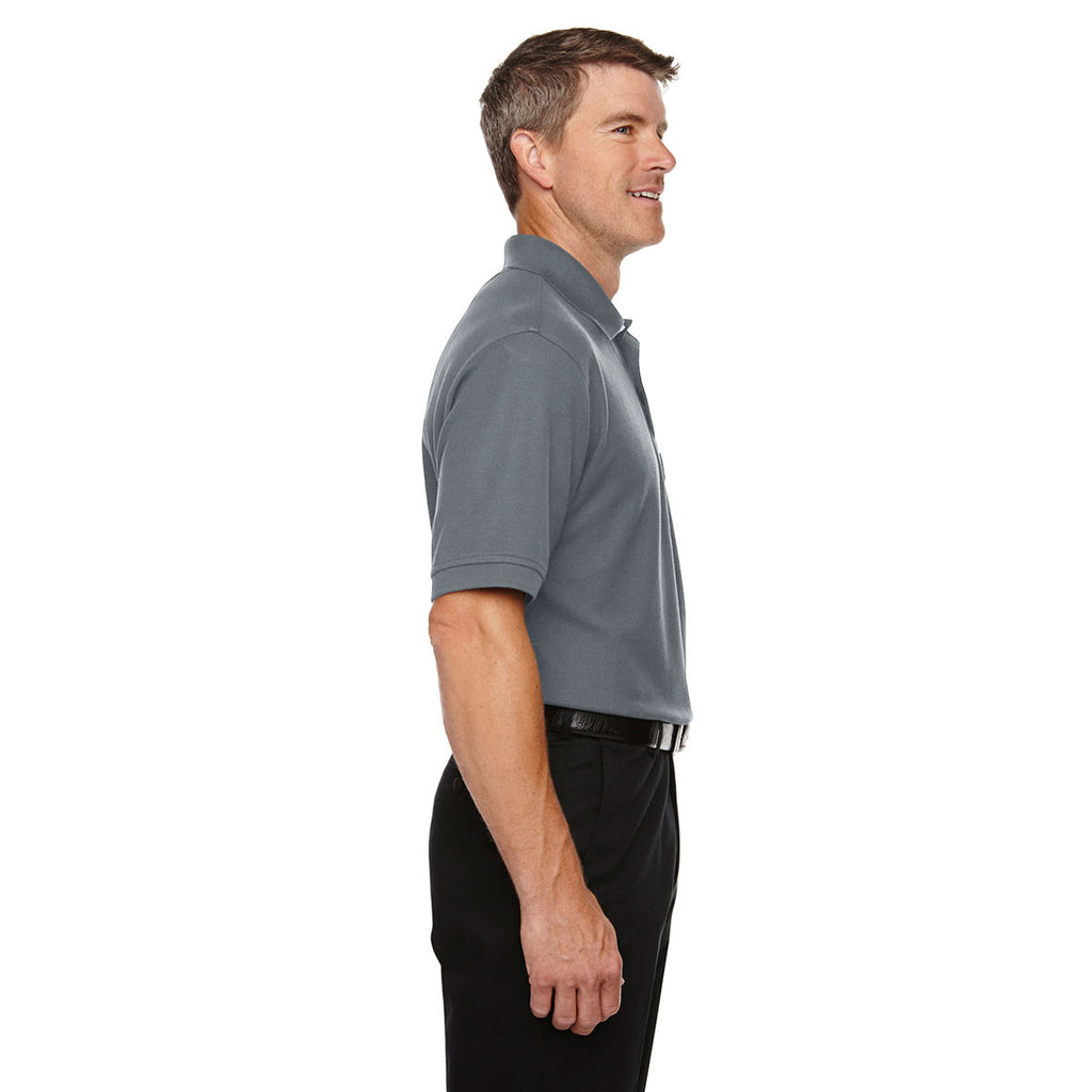 Devon & Jones Men's Graphite Drytec 20 Performance Pocket Polo