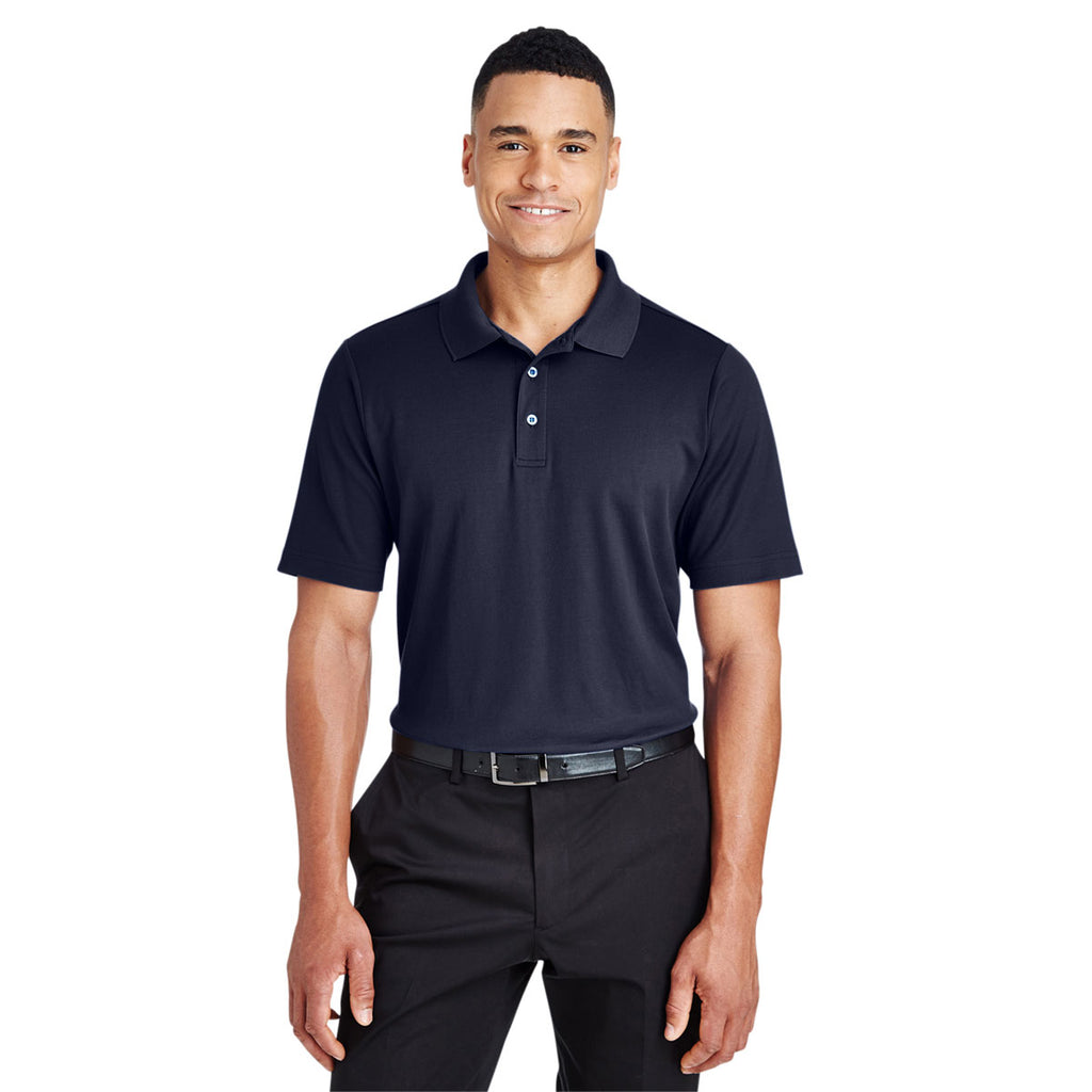 Devon & Jones Men's Navy CrownLux Performance Polo