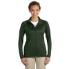 Devon & Jones Women's Forest Heather Stretch Tech-Shell Compass Full-Zip