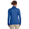 Devon & Jones Women's True Royal Stretch Tech-Shell Compass Quarter-Zip