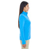 Devon & Jones Women's Ocean Blue/Navy/Ocean Blue Drytec 20 Performance Quarter-zip