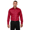 Devon & Jones Men's Red Crown Collection Solid Stretch Twill