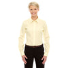 Devon & Jones Women's Transparent Yellow Crown Collection Solid Stretch Twill