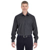 Devon & Jones Men's Black Crown Collection Royal Dobby Shirt