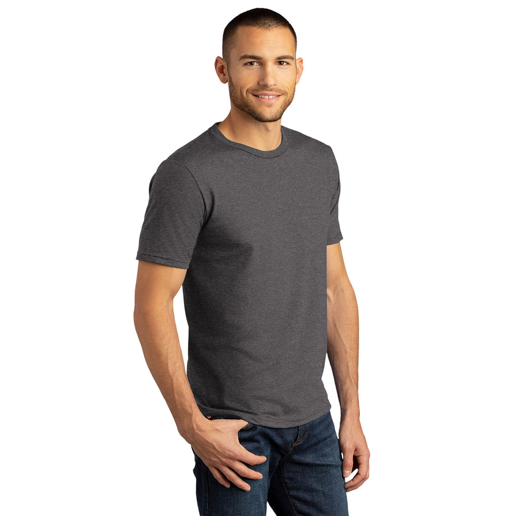 District Men's Heathered Charcoal Perfect Tri DTG Tee