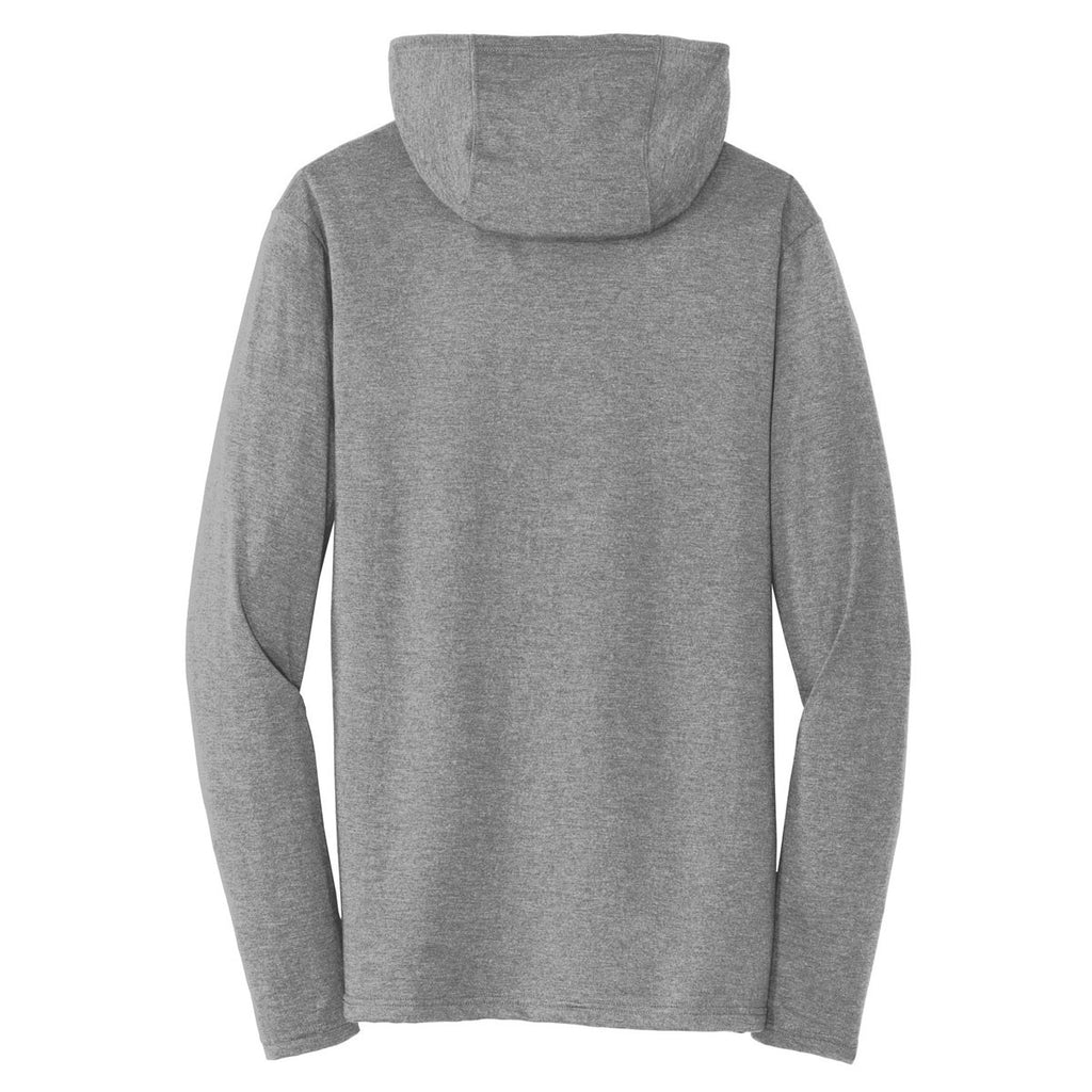 District Men's Grey Frost Perfect Tri Long Sleeve Hoodie