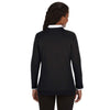 Devon & Jones Women's Black Perfect Fit Ribbon Cardigan