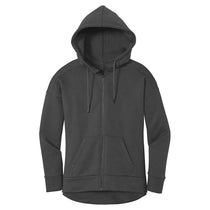 District Women's Charcoal Perfect Weight Fleece Full-Zip Hoodie