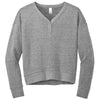 District Women's Grey Frost Perfect Tri Fleece V-Neck Sweatshirt