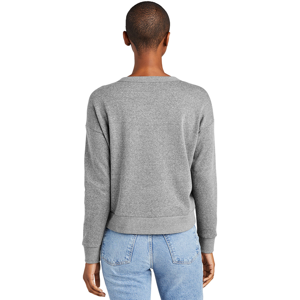 District Women's Grey Frost Perfect Tri Fleece V-Neck Sweatshirt