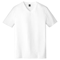 District Men's White Perfect Tri V-Neck Tee