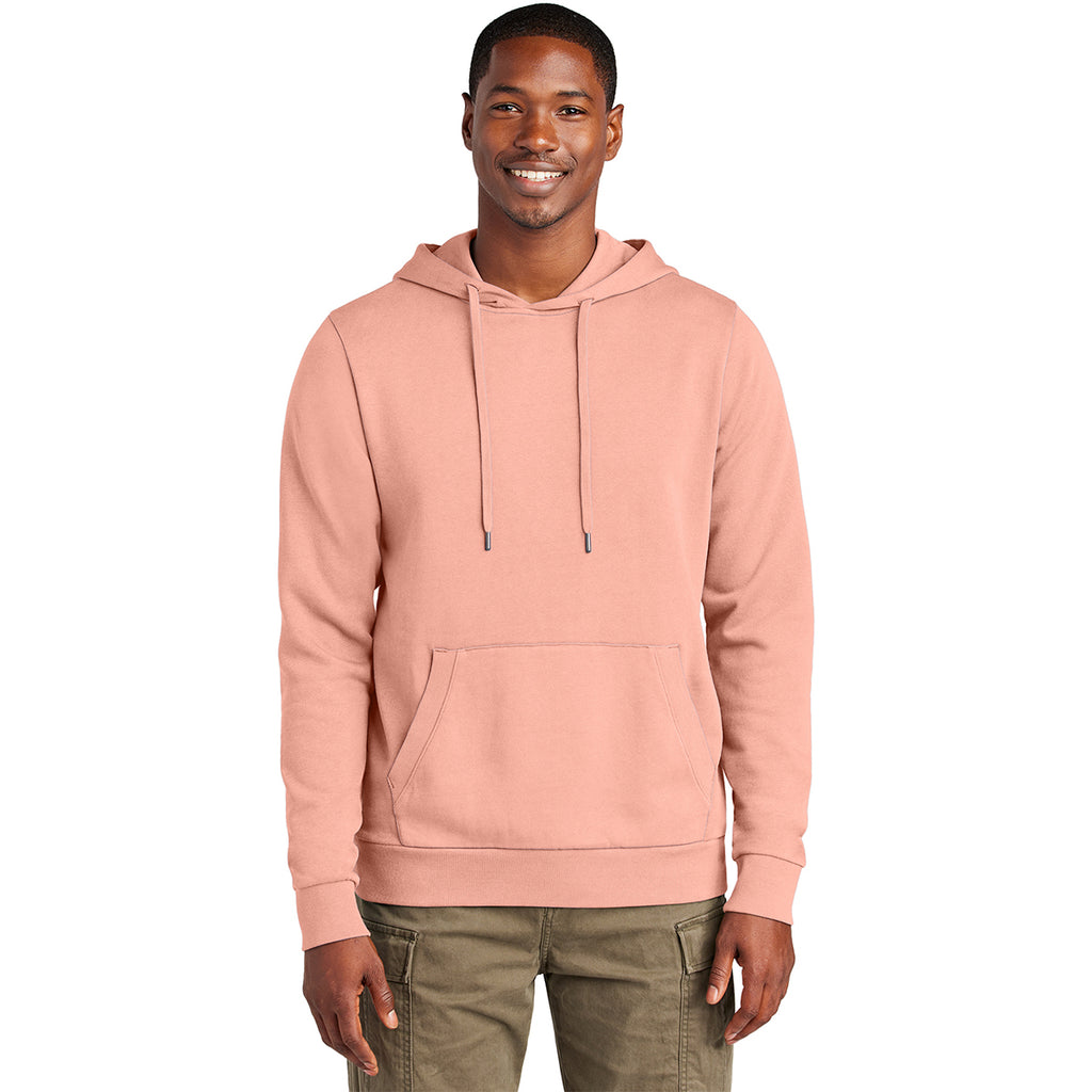 District Men's Cactus Rose Pink Wash Fleece Hoodie