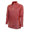 BAW Women's Red Dry-Tek Quarter Zip