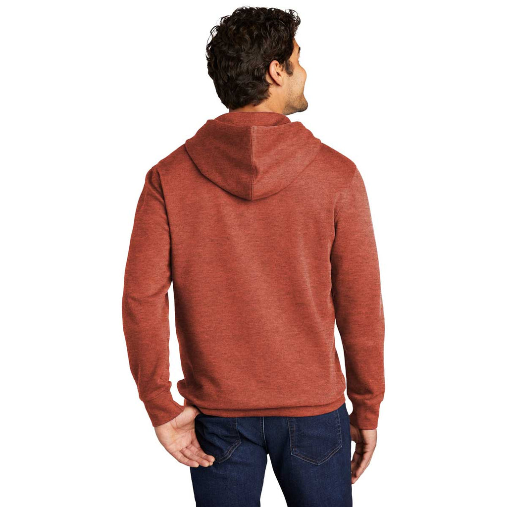 District Men's Heathered Russet V.I.T. Fleece Hoodie