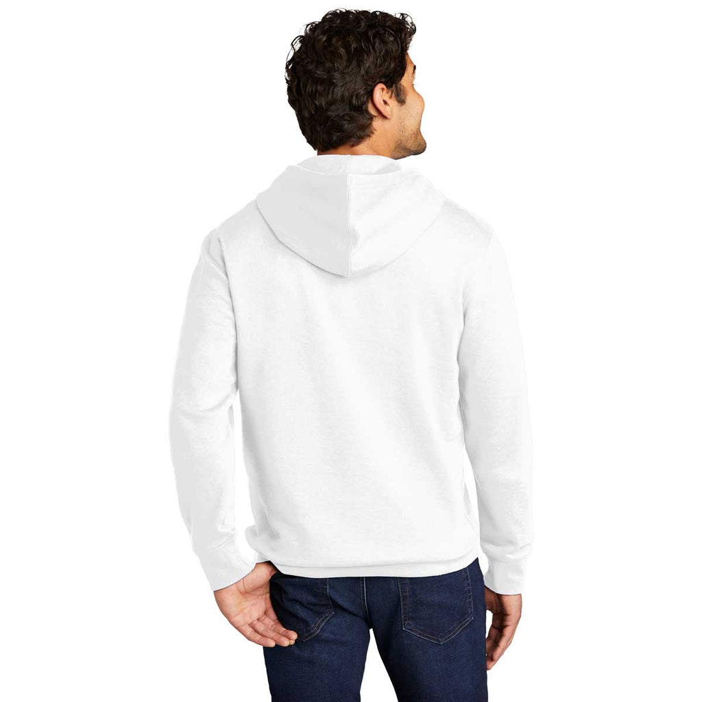 District Men's White V.I.T. Fleece Hoodie