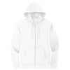 District Men's White V.I.T. Fleece Full-Zip Hoodie