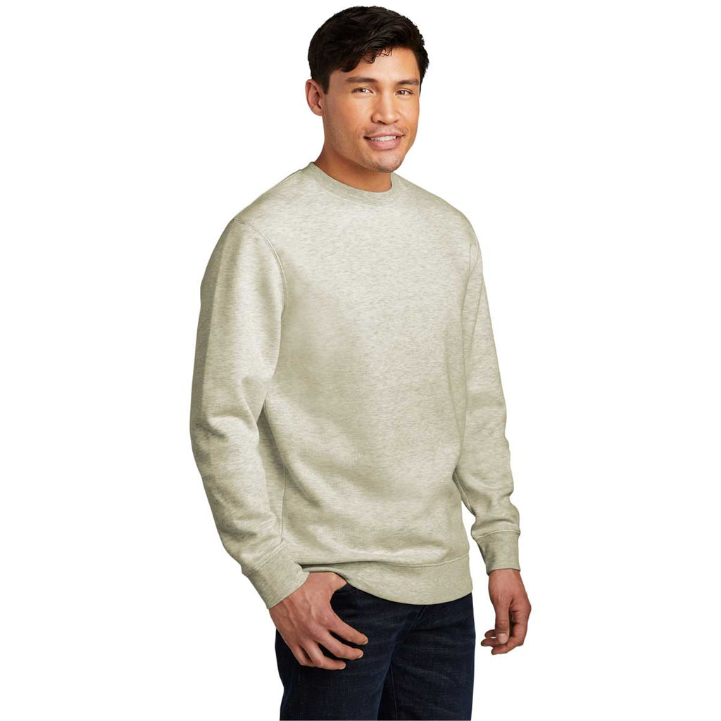 District Men's Oatmeal Heather V.I.T. Fleece Crew