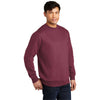 District Men's Plum V.I.T. Fleece Crew