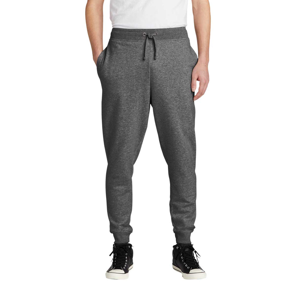 District Men's Heathered Charcoal V.I.T. Fleece Jogger