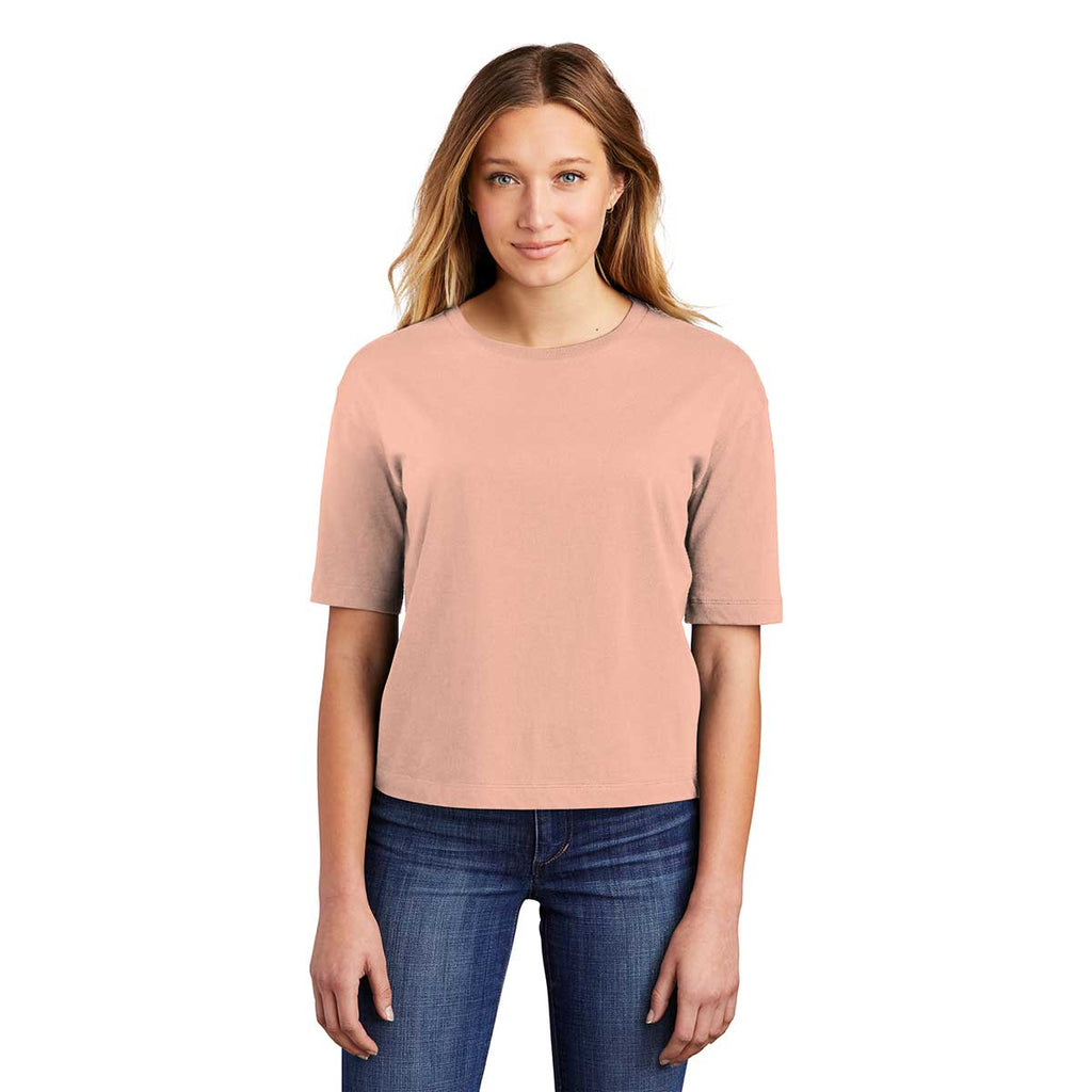 District Women's Dusty Peach V.I.T. Boxy Tee