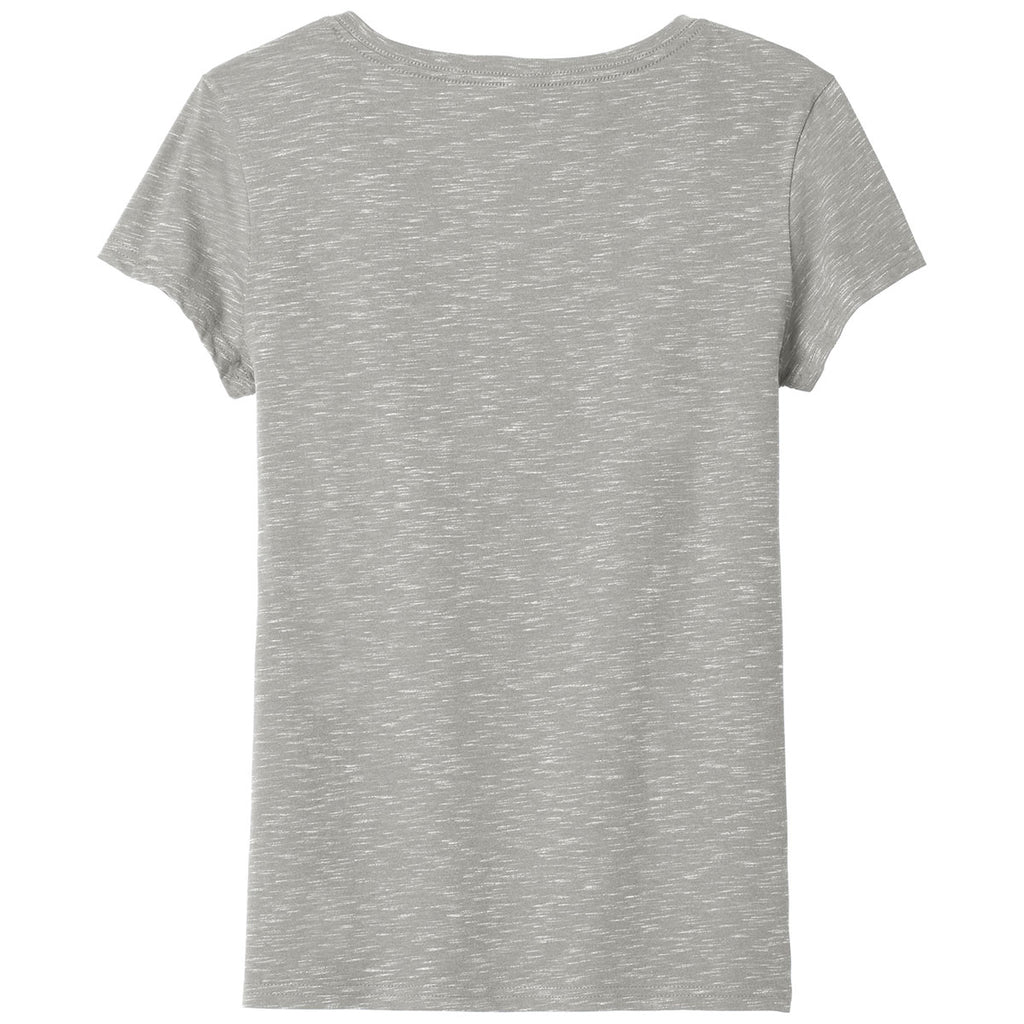 District Women's Light Grey Medal V-Neck Tee