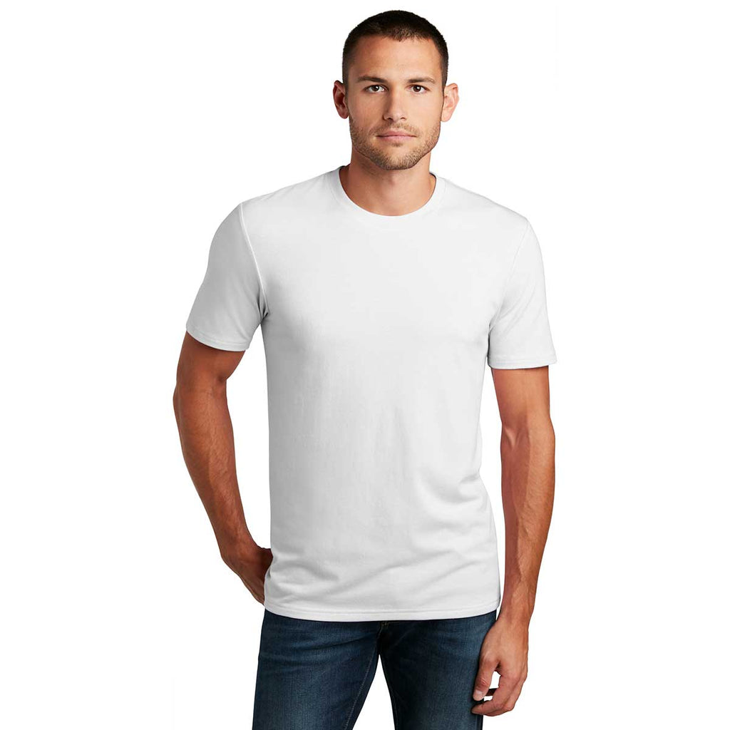 District Men's White Flex Tee