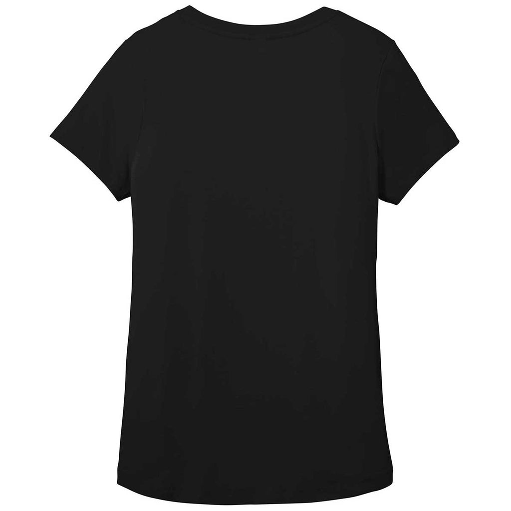 District Women's Black Flex Scoop Neck Tee