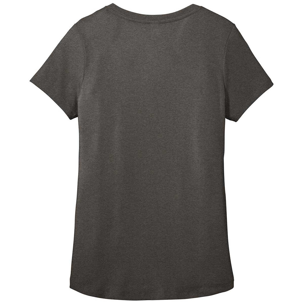 District Women's Heathered Charcoal Flex Scoop Neck Tee