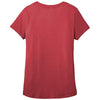 District Women's Heathered Red Flex Scoop Neck Tee