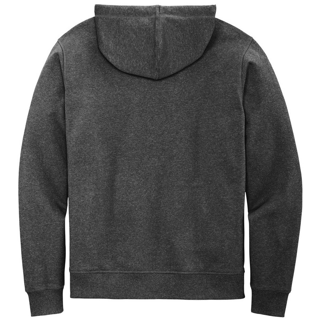 District Men's Charcoal Heather Re-Fleece Full-Zip Hoodie