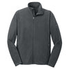 Eddie Bauer Men's Grey Steel Full-Zip Microfleece Jacket