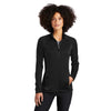 Eddie Bauer Women's Black Smooth Fleece Base Layer Full-Zip