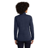 Eddie Bauer Women's River Blue Heather Sweater Fleece Full Zip