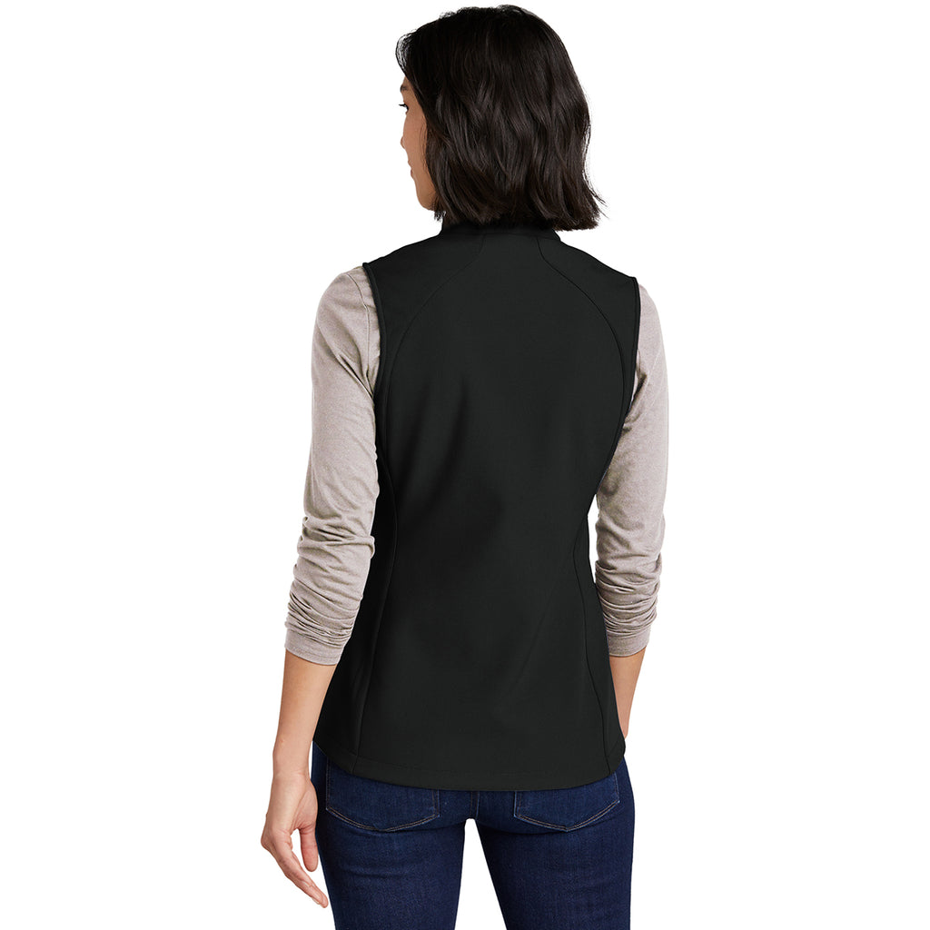 Eddie Bauer Women's Deep Black Stretch Soft Shell Vest