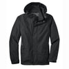 Eddie Bauer Men's Black/Steel Grey Rain Jacket