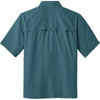 Eddie Bauer Men's Gulf Teal S/S Performance Fishing Shirt