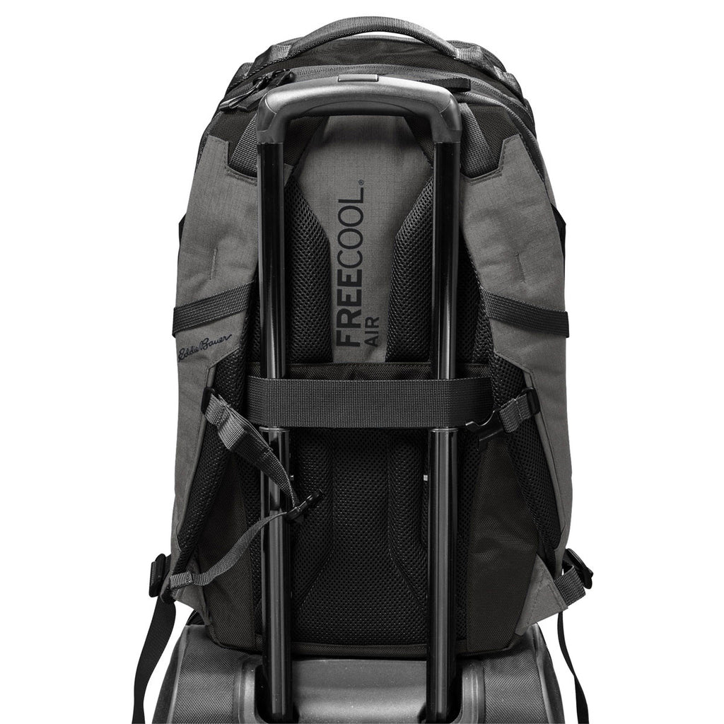 Eddie Bauer Grey Steel Heather/ Black Tour Backpack