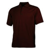 BAW Men's Maroon Eco Cool Tek Short Sleeve Polo