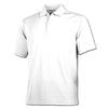 BAW Men's White Eco Cool Tek Short Sleeve Polo