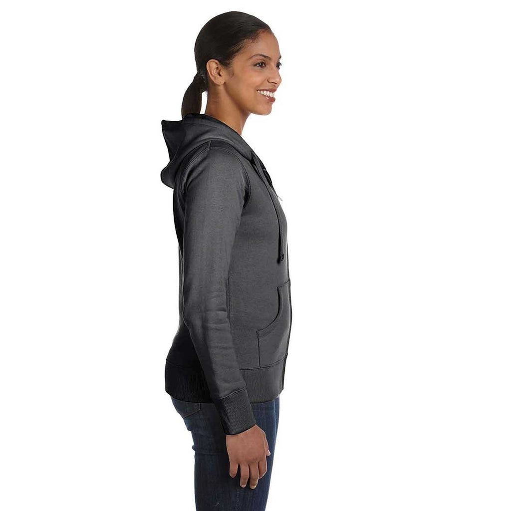 Econscious Women's Charcoal Organic/Recyclyed Full-Zip Hoodie